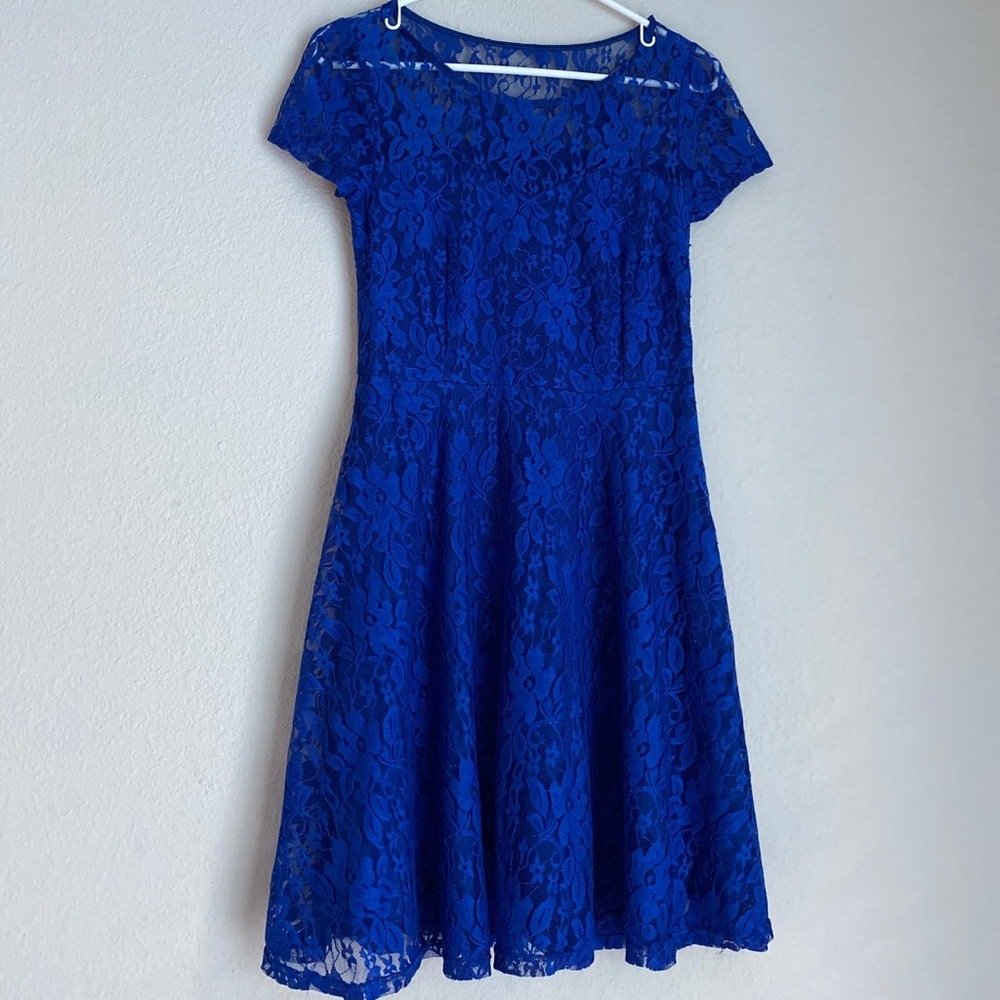Blue Lace Dress